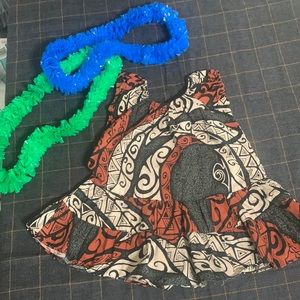 Hawaiian dress girl toddler